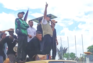 Ketua DPRD Kaltim temui para pendemo